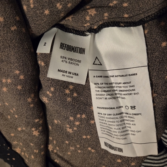 Reformation Valentine Galactic Dress - Picture 5 of 5